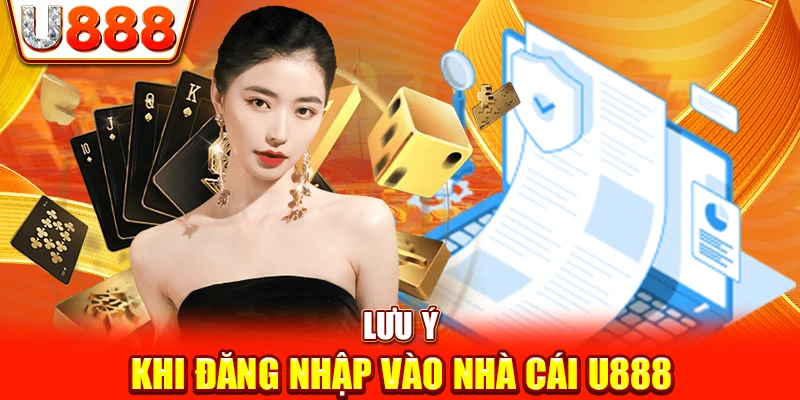 Lưu ý khi đăng nhập vào nhà cái U888