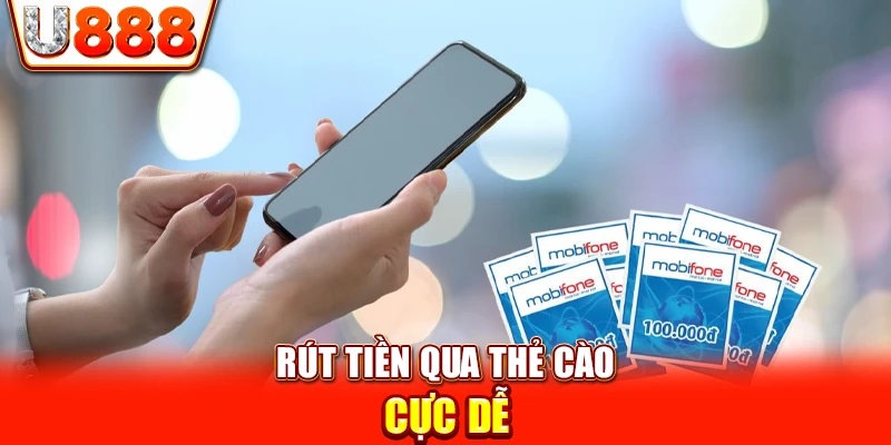 Rút tiền qua thẻ cào cực dễ