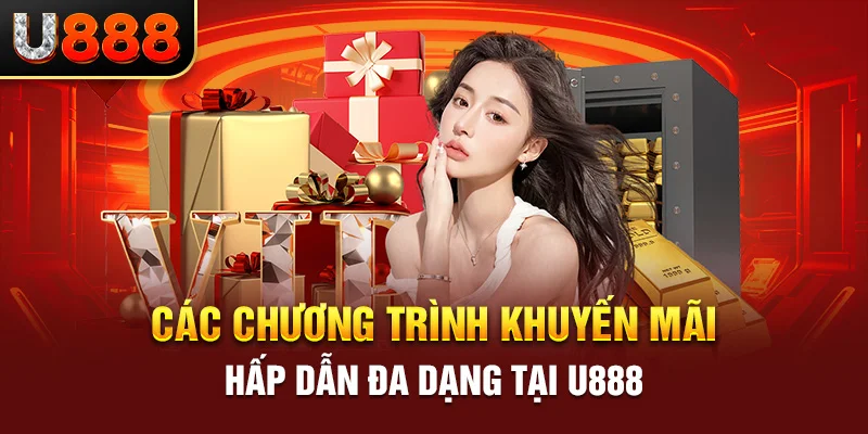 Các chương trình khuyến mãi hấp dẫn đa dạng tại U888